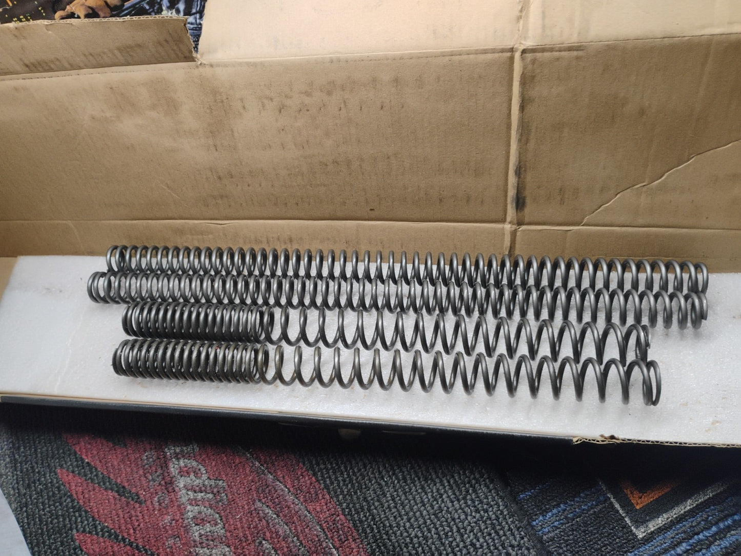Lot Of Stock Front Fork Springs Take Offs Motorcycle