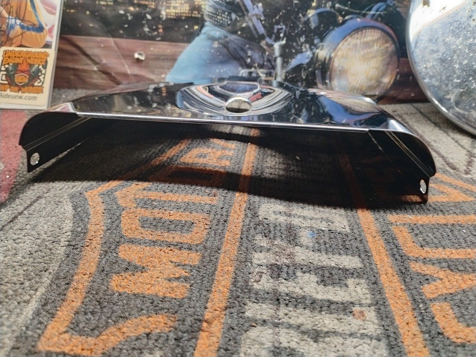 1986-2008 Harley Davidson Softail Fat Boy Front Fork Cover Chrome OEM 