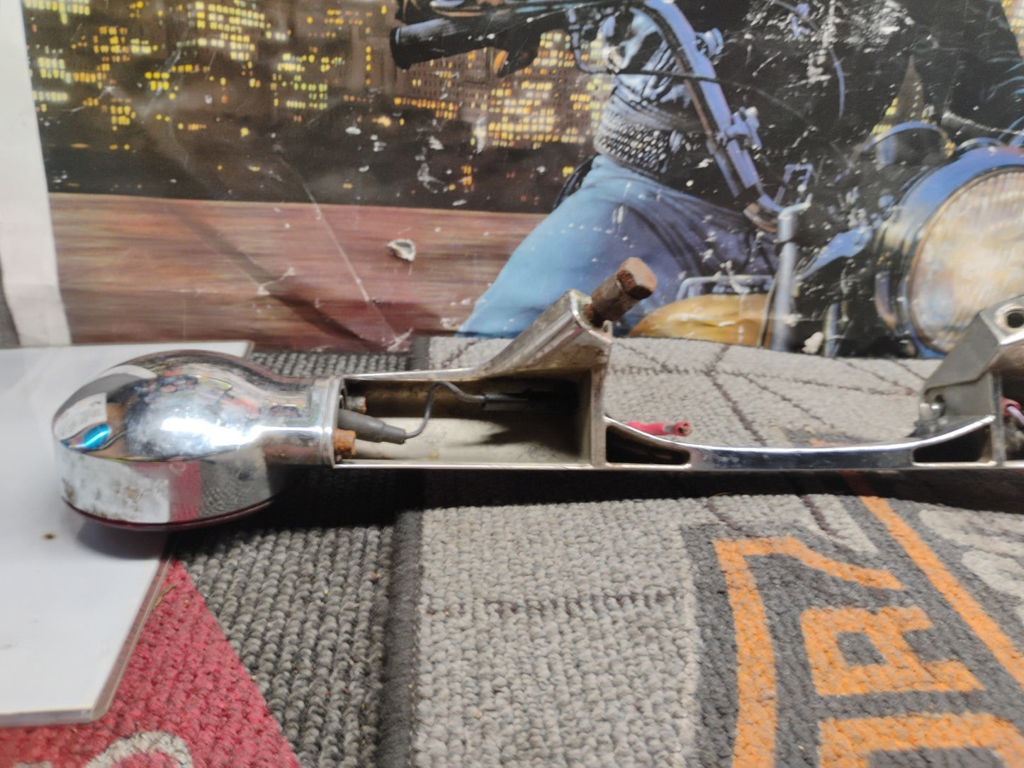 Harley touring softail Road King Rear Blinker Turn Signal Bar 