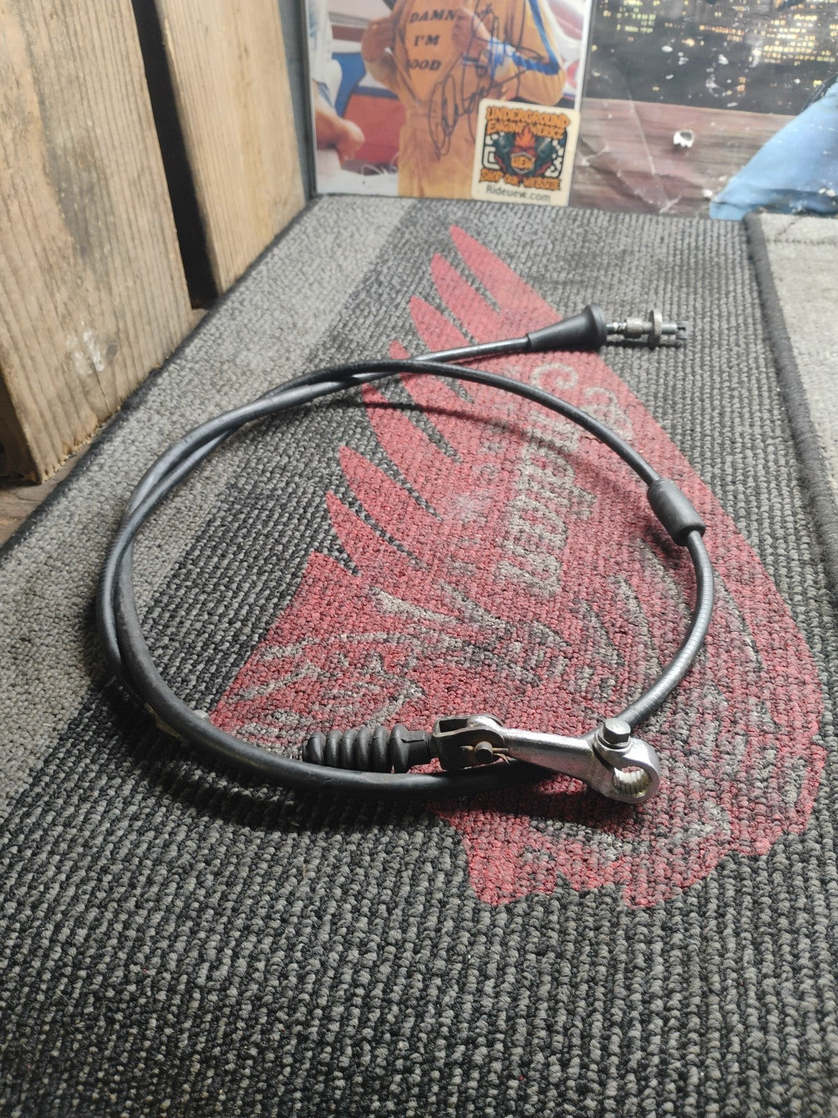 1983 Suzuki gs1100E clutch cable with arm