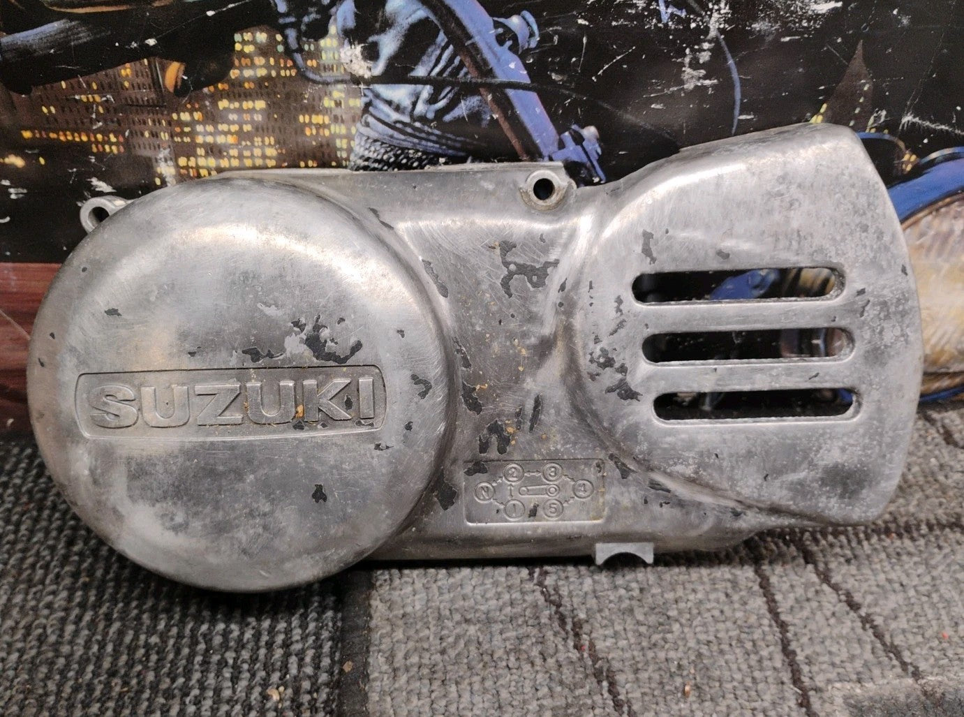 Suzuki GT 80 L 1981 - Sprocket Cover Engine Cover