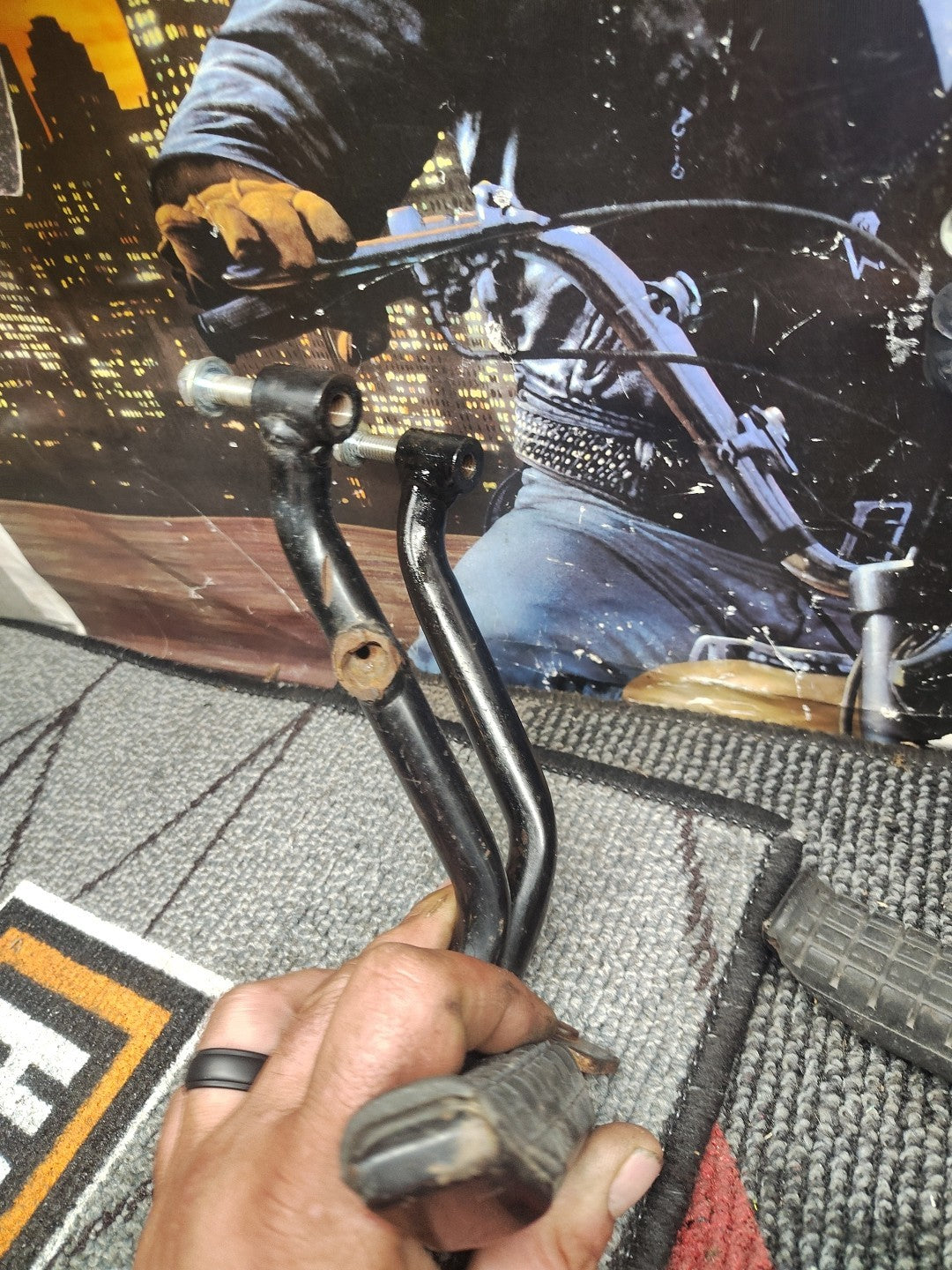 1991 Honda CBR600 F2 CBR 600 CBR600F2 600F2 Rear Passenger Foot Peg Mount Mybe