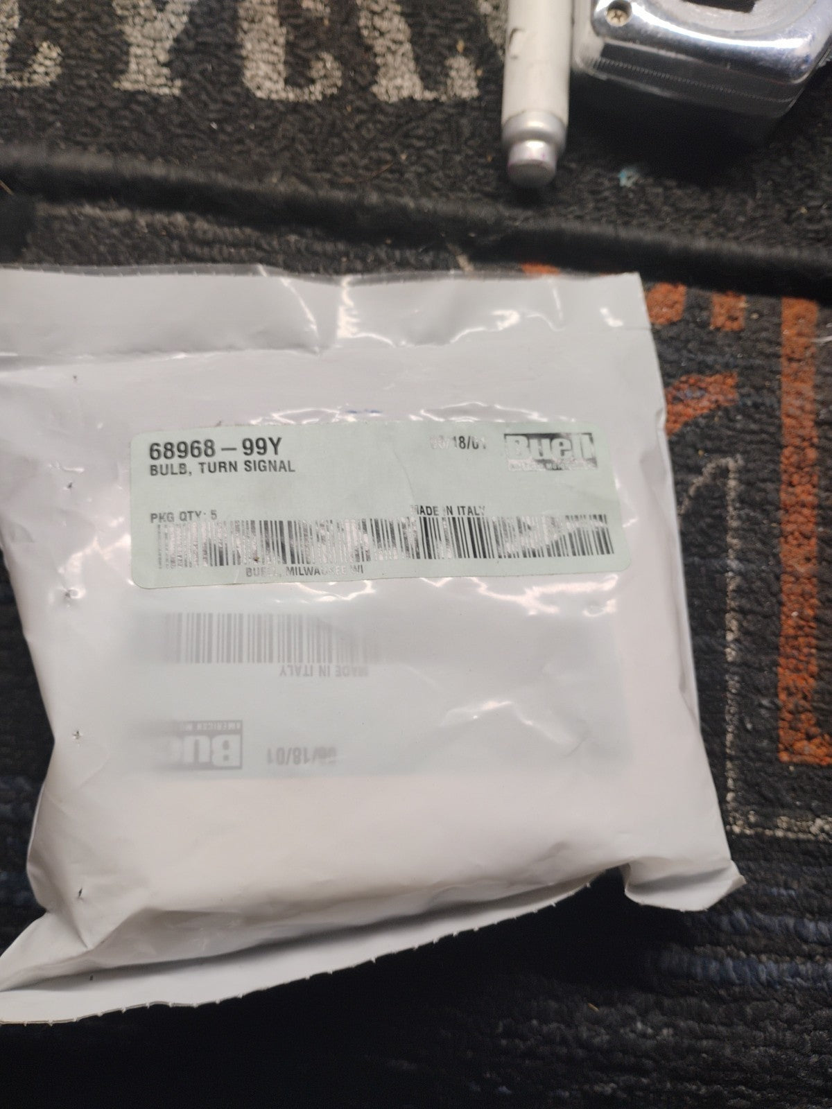 Buell OEM 68968-99Y Turn Signal Bulb 5 Pack NOS