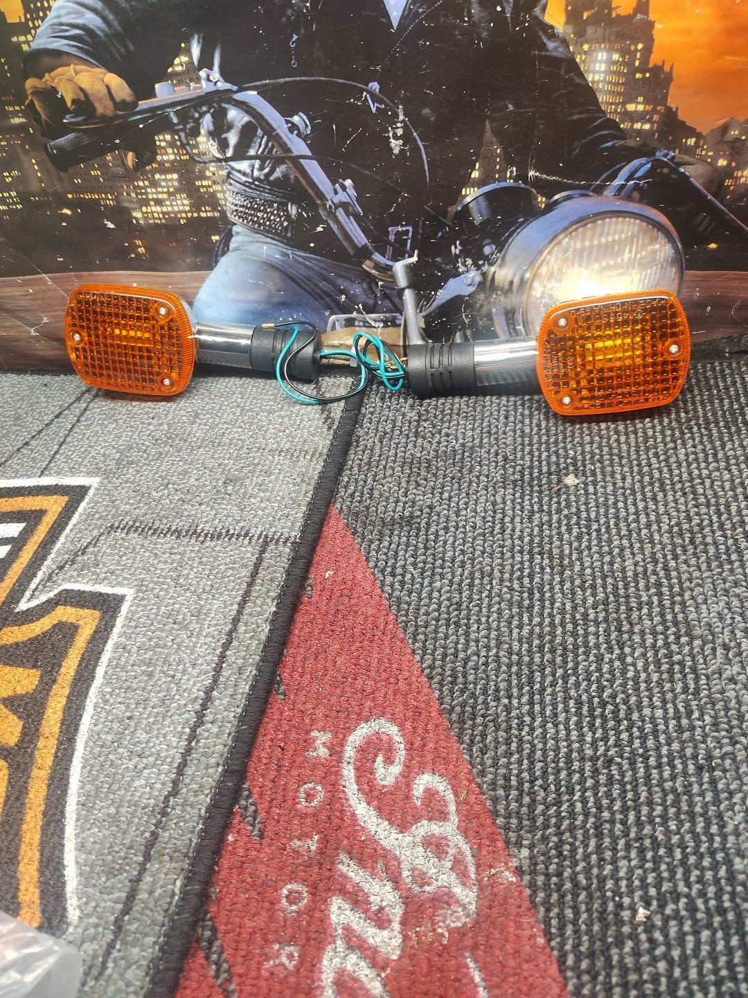 Turn Signal Blinker Lights For Honda REBEL CA250 CMX250 X400 VTX1300 VTX1800