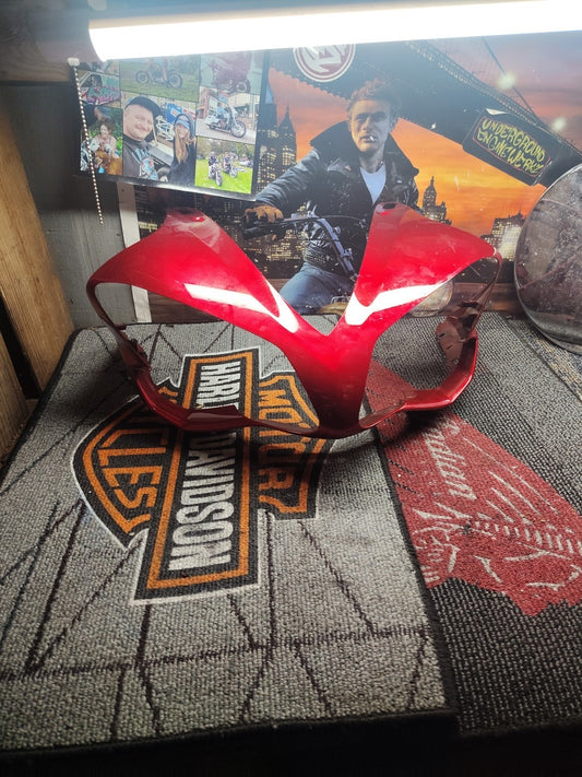07-08 YAMAHA YZF R1 OEM FRONT UPPER NOSE FAIRING COWL SHROUD 