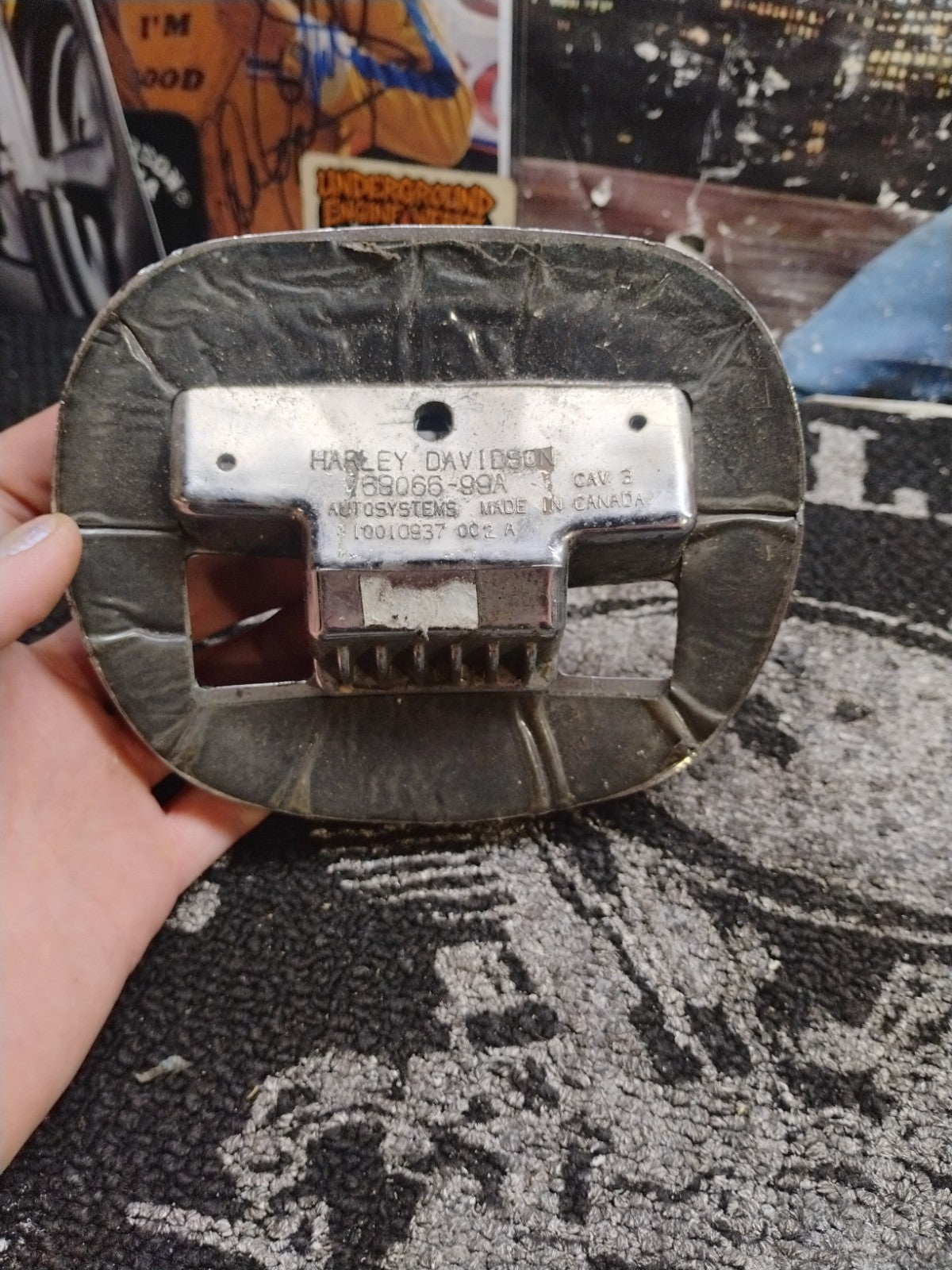 Harley-Davidson Rear Taillight Mounting Base  68066-99A