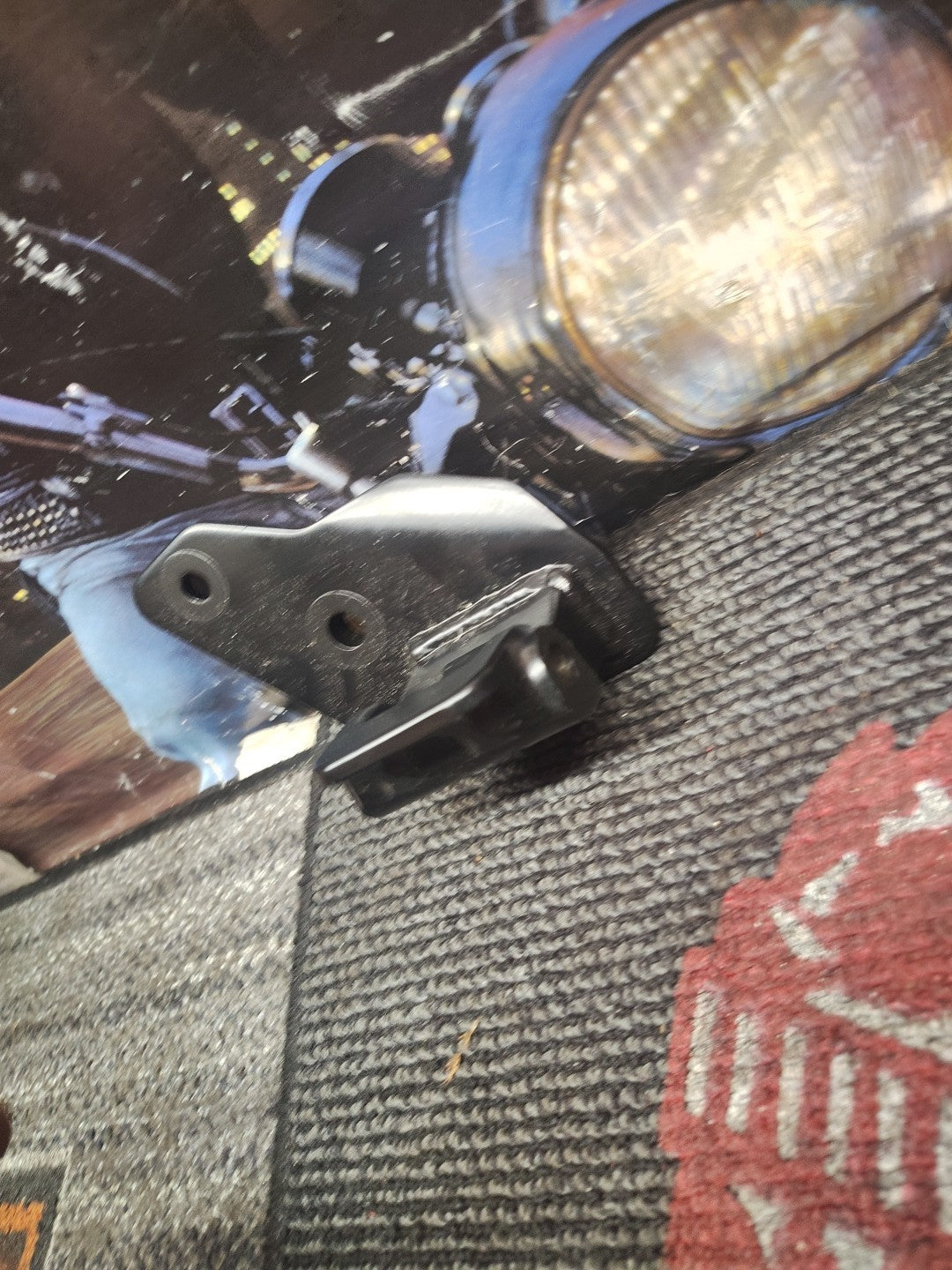 Genuine OE Triumph America Speedmaster Bracket, Footboard, LH T2089632