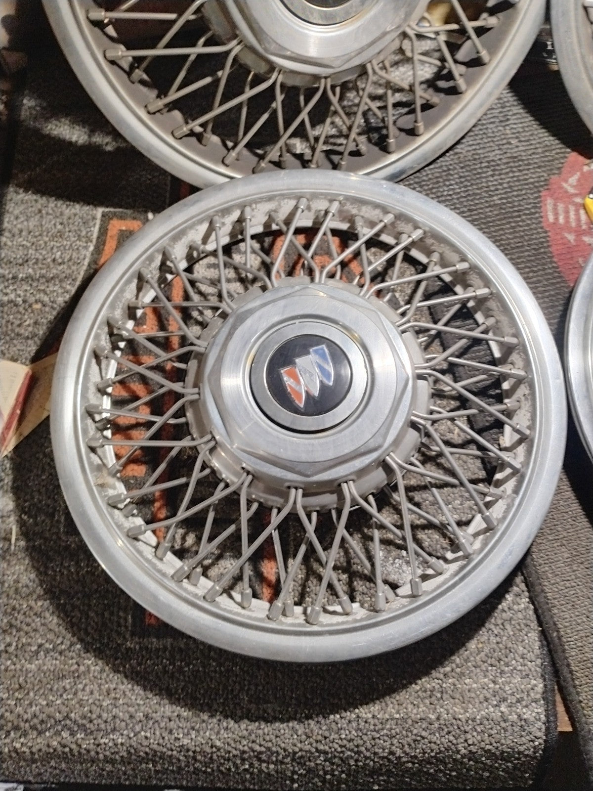 NOS Wheel Covers Set (4) 1986-1988 Buick  Skylark skyhawk  13" Wire Hubcaps