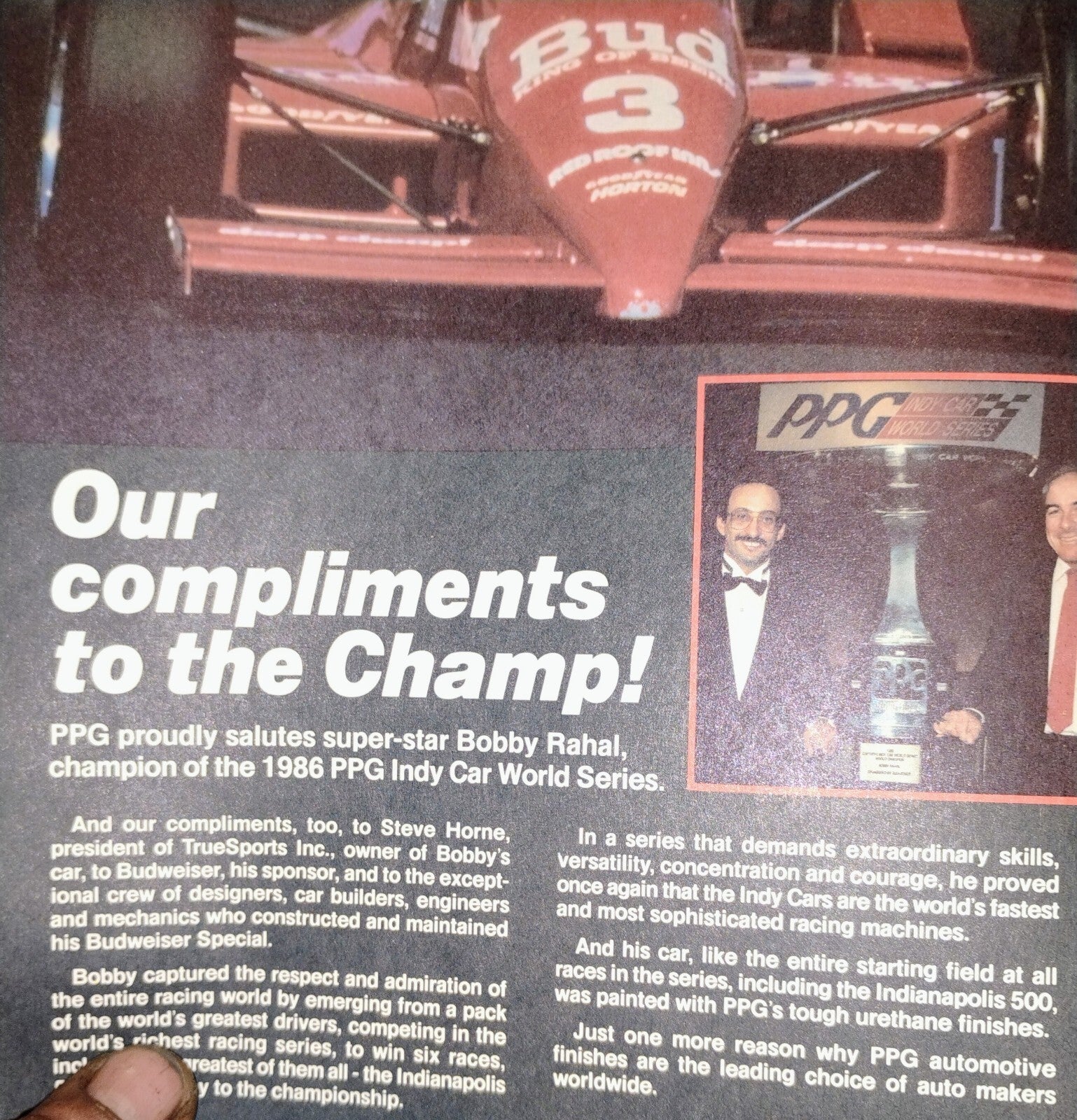 1987 Indianapolis 500 Yearbook Hungness Old Library Copy 796.72 Damage Paperback