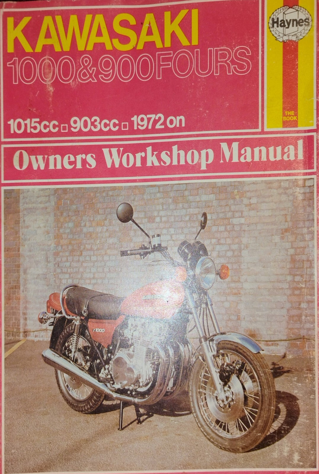 HAYNES KAWASAKI 1000 & 900 Fours Owners Workshop Manual 1972 On #222