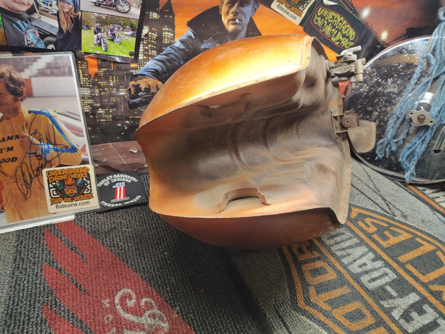 1982  KAWASAKI CSR 650 KZ 650 H2 FUEL GAS PETRO TANK OEM 51001-1057-00