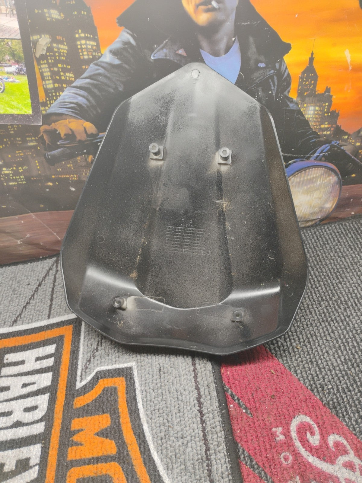 06-07 2006 Yamaha YZF R6 Black Rear Back Seat Solo Cowl Fairing Cover