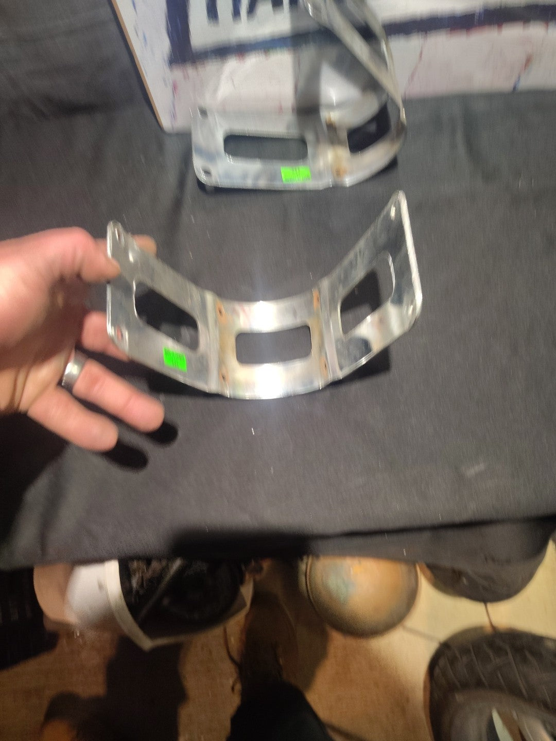 Chrome Plated Fender Bracket fits Harley Davidson Narrow Glide 