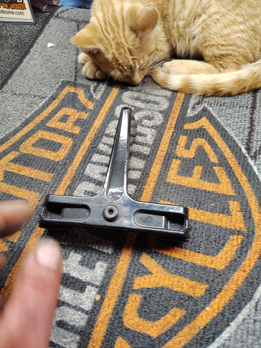 Harley FLT Touring Models Passenger Footboard Support (OEM, 1993-07)