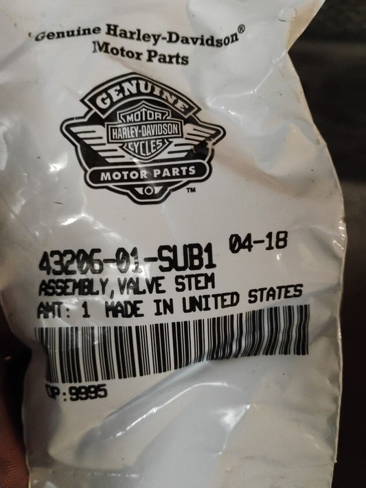 Harley Davidson Motorcycle OEM Valve Stem Assembly Kit P/N 43206-01-SUB1 NEW (S)
