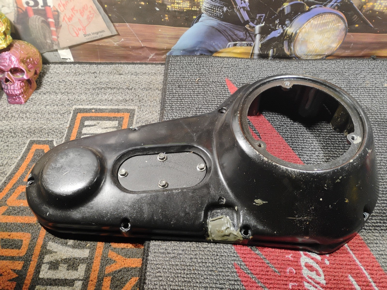 Harley Shovelhead Black Outer Primary Cover 60506-77