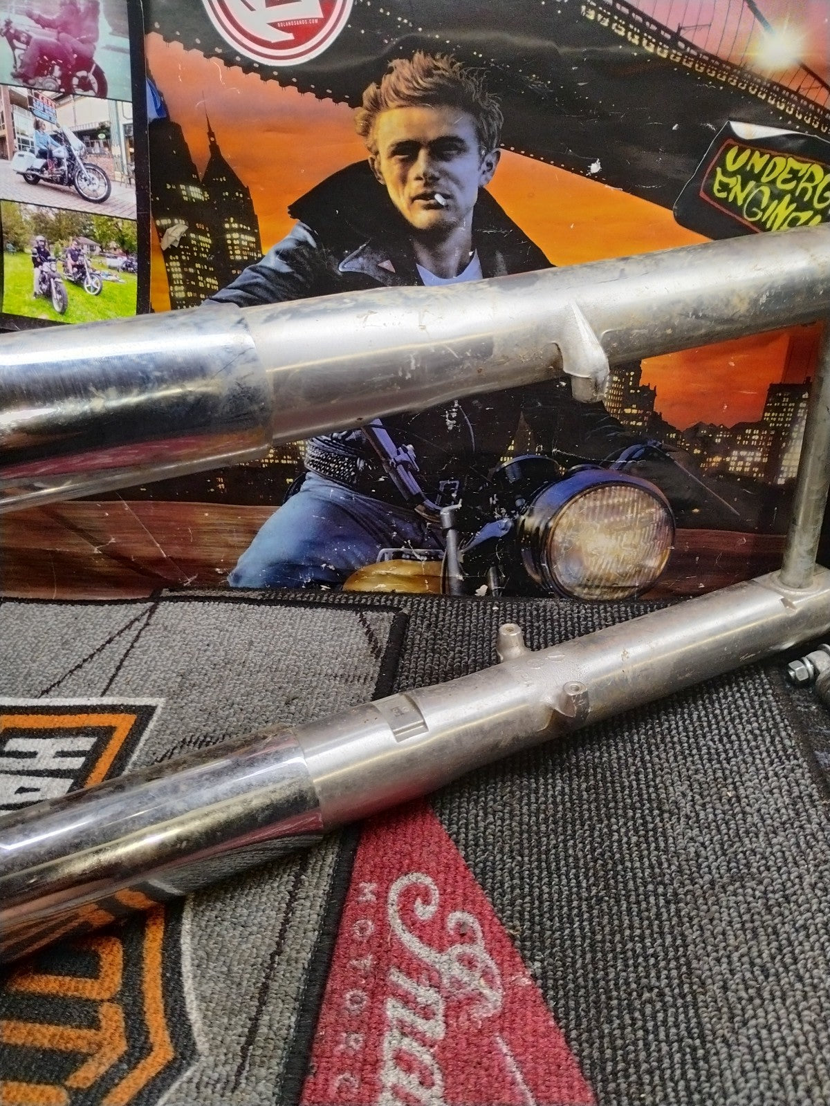 00-07 SHADOW SABRE 1100 FRONT END FORKS FORK TRIPLE TREE CLAMP TOP BOTTOM Axle 