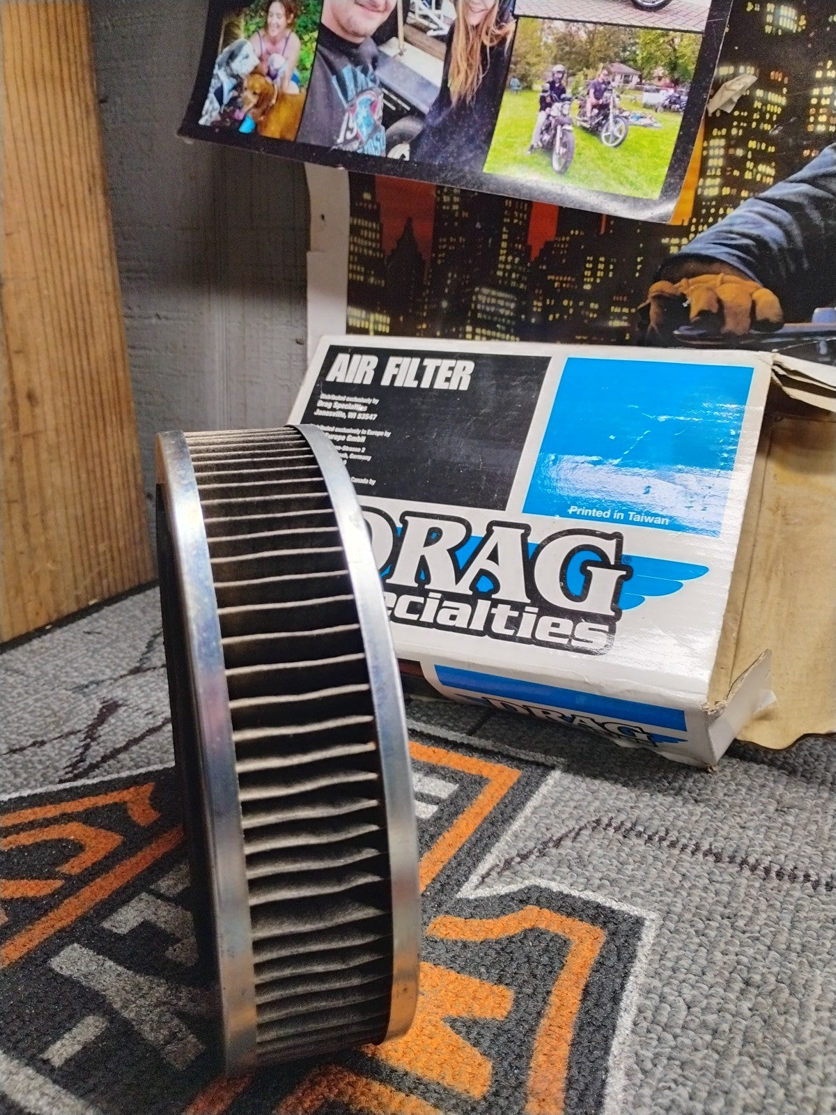 NOS Drag Specialties HARLEY DAVIDSON Air Filter  1011-2960 