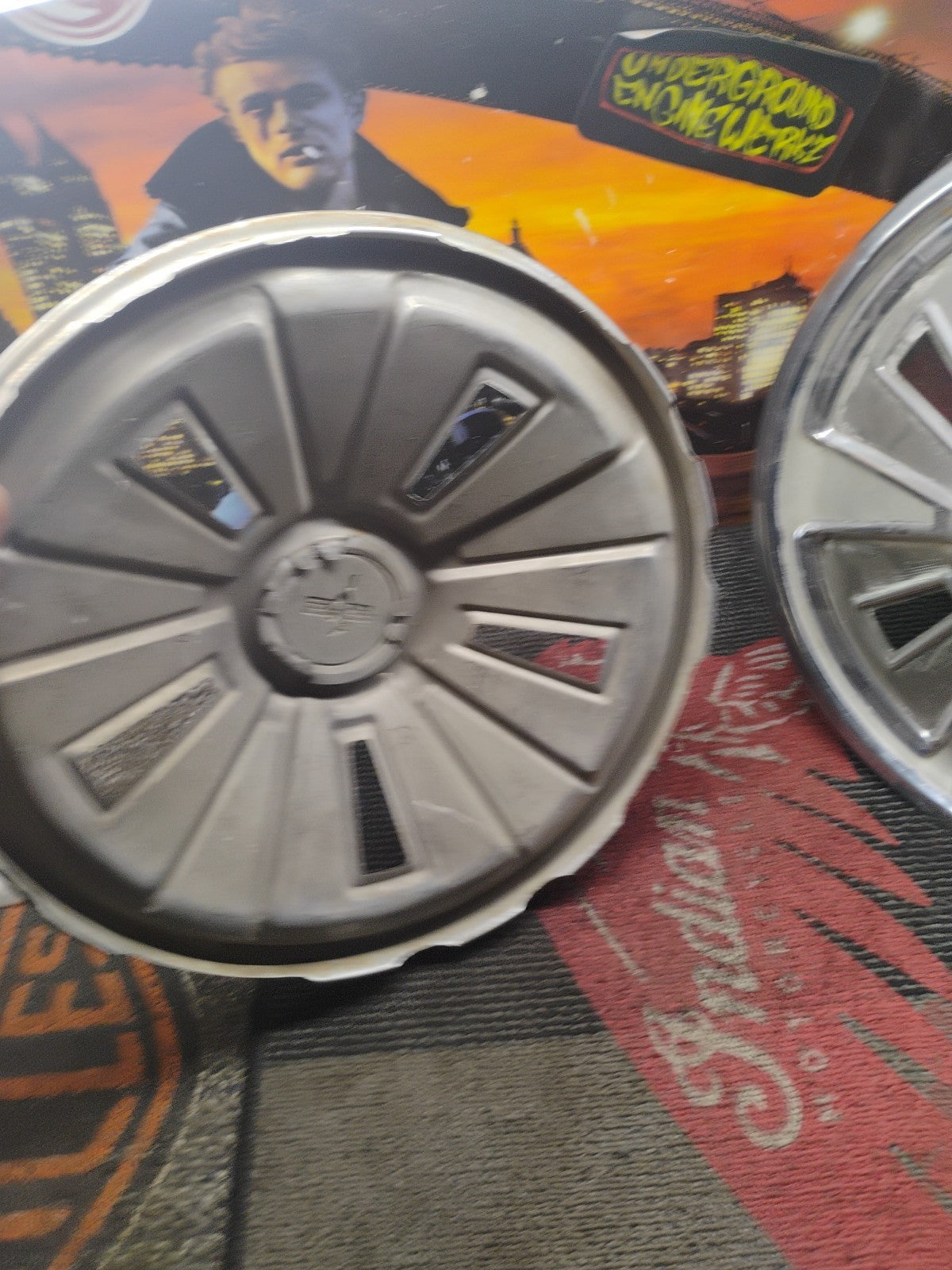 Set (4) OEM 1966 14" Ford Mustang Stainless Wheel Covers Hubcaps & Rat Rod  997