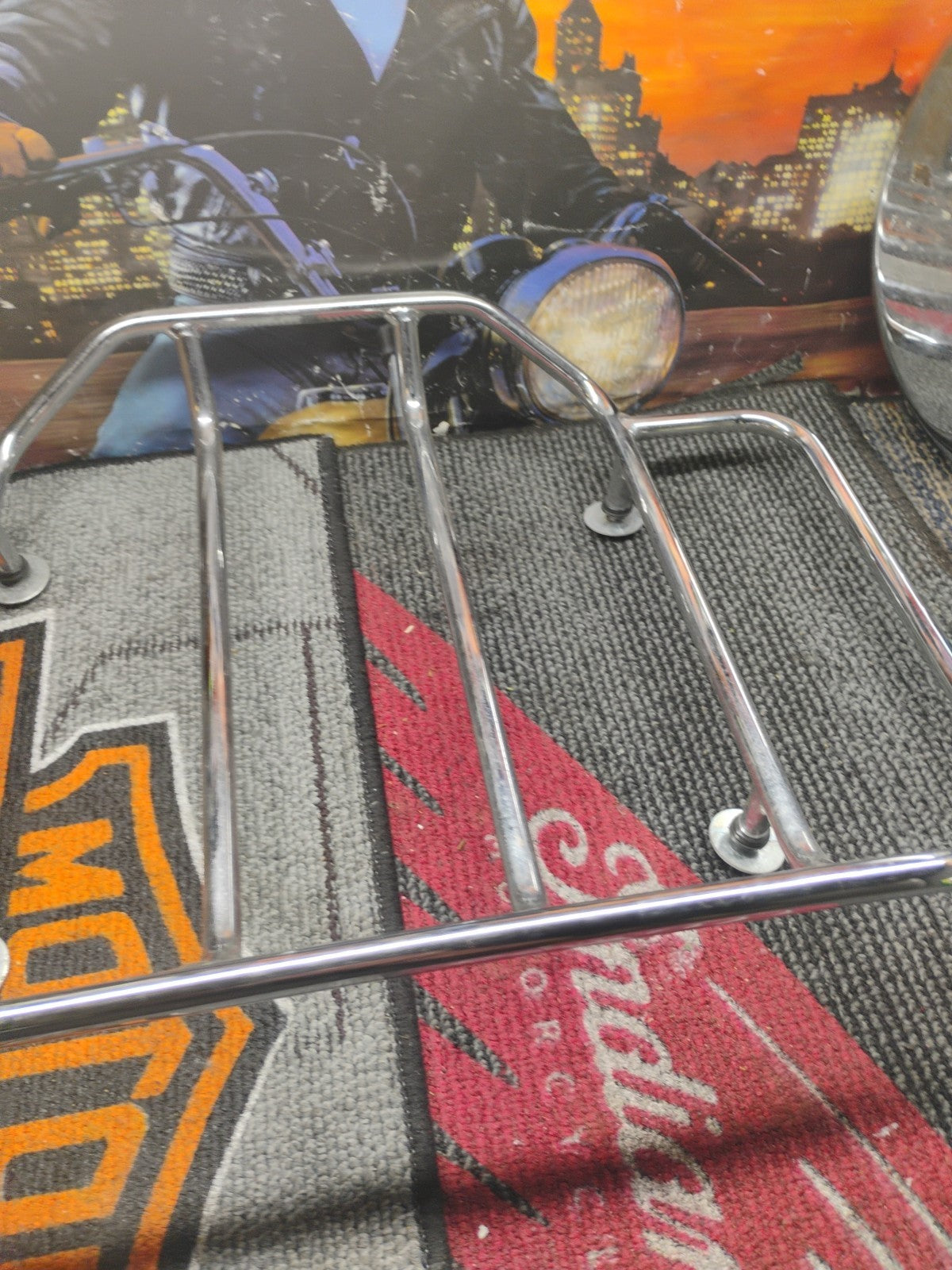 Harley-Davidson 08 & Later Touring Tour Pak Chrome Luggage Rack  53665-87