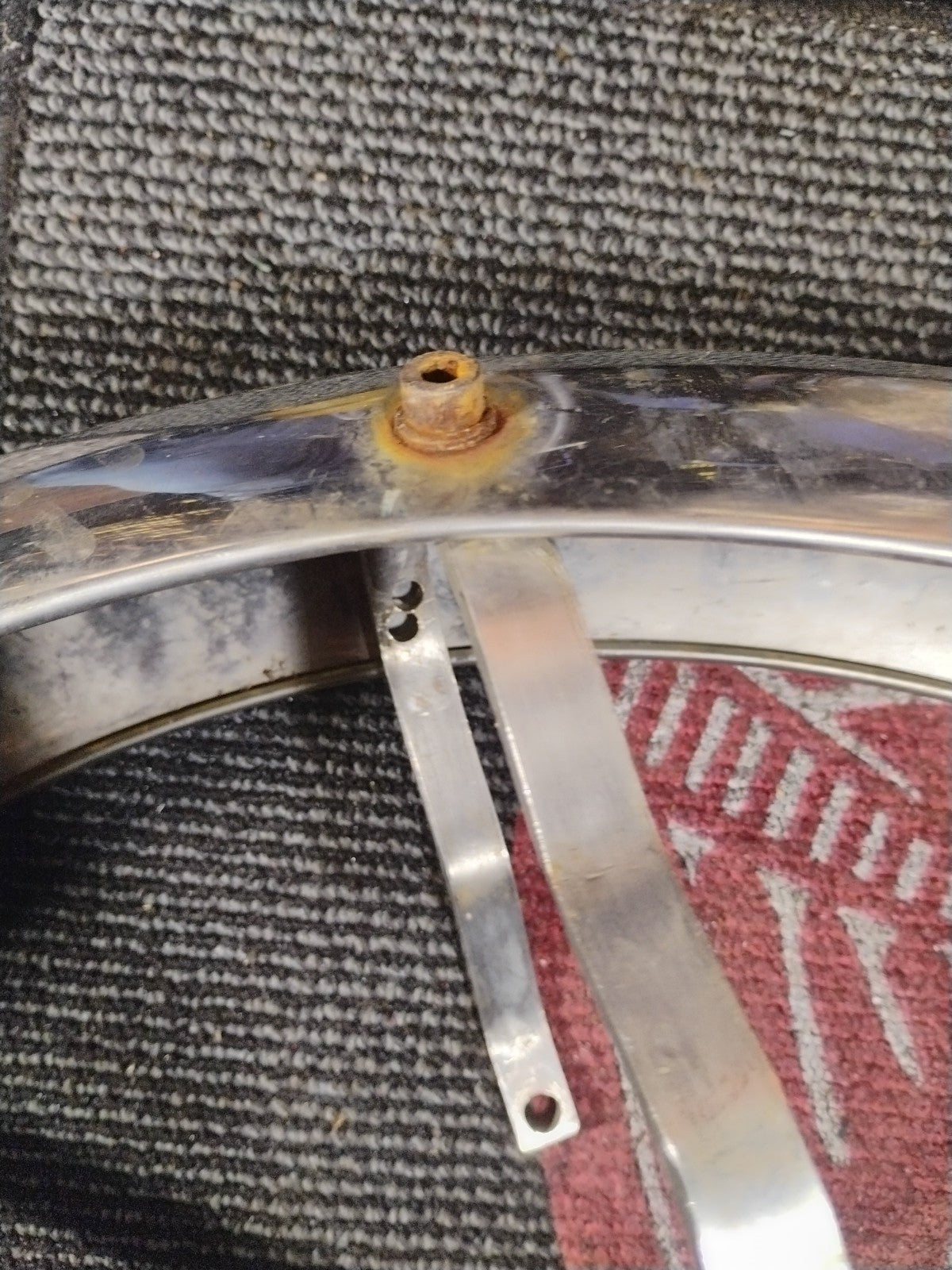 Vintage Chrome Motorcycle Fender?