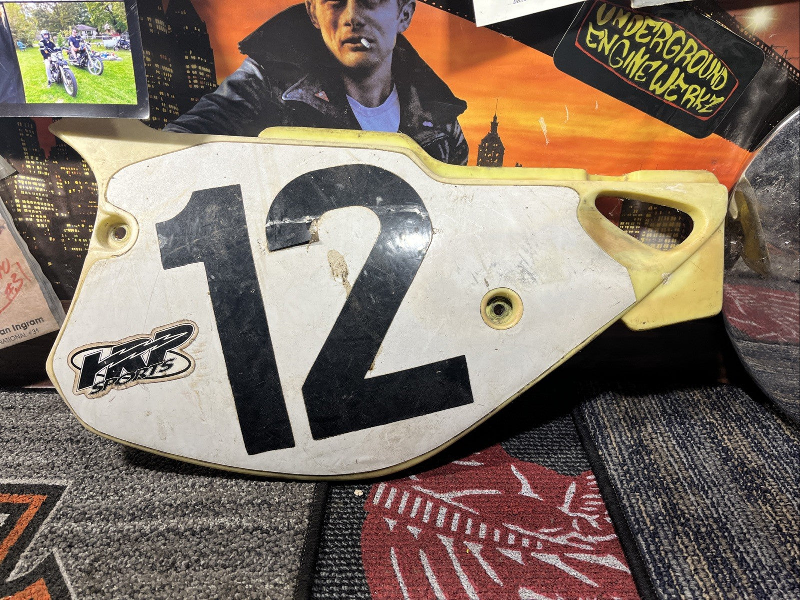 93 Husaberg Number Plates