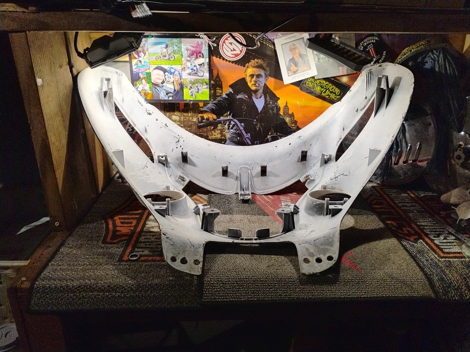 17 Indian Roadmaster Chief Upper Front Headlight Fairing Cover 