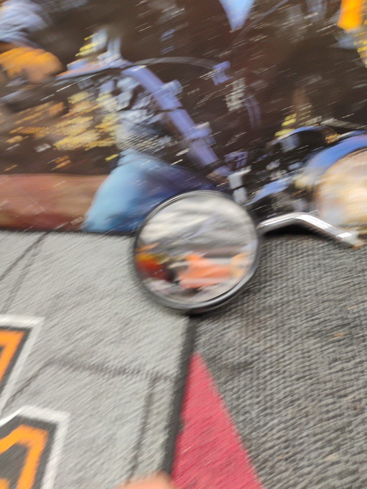 Motorcycle LSide Rear View MirrorsChrome Round 10mm For Triumph Bonneville T100