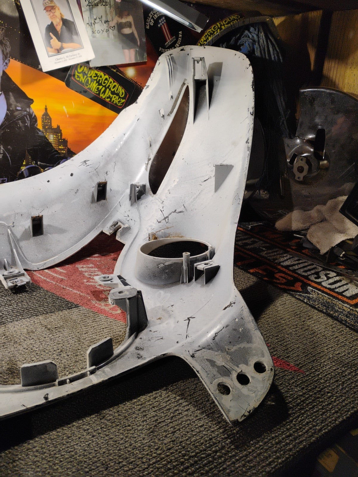 17 Indian Roadmaster Chief Upper Front Headlight Fairing Cover 