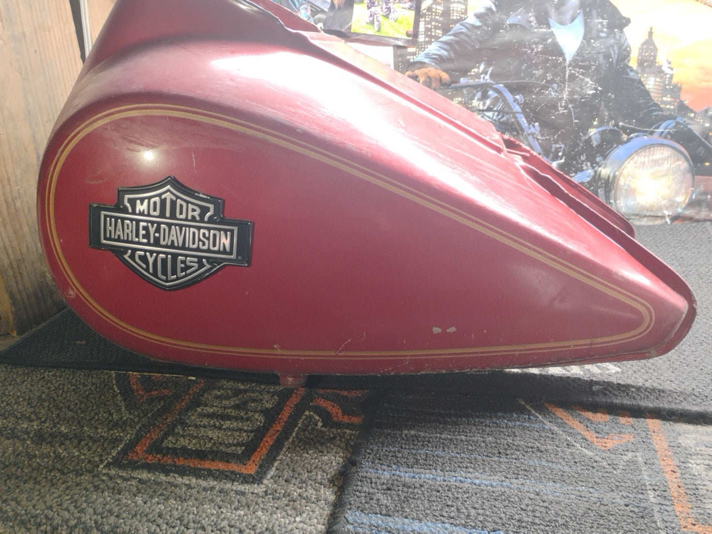 OEM Harley-Davidson FLHTC Electra Glide Touring Fuel Gas Tank Candy Red 82-85