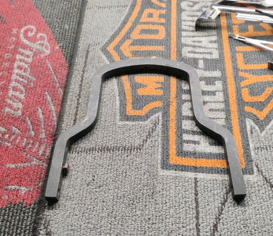 Harley Sportster Dyna Softail Black Wrinkle Short Sissy Bar Upright 53010-98