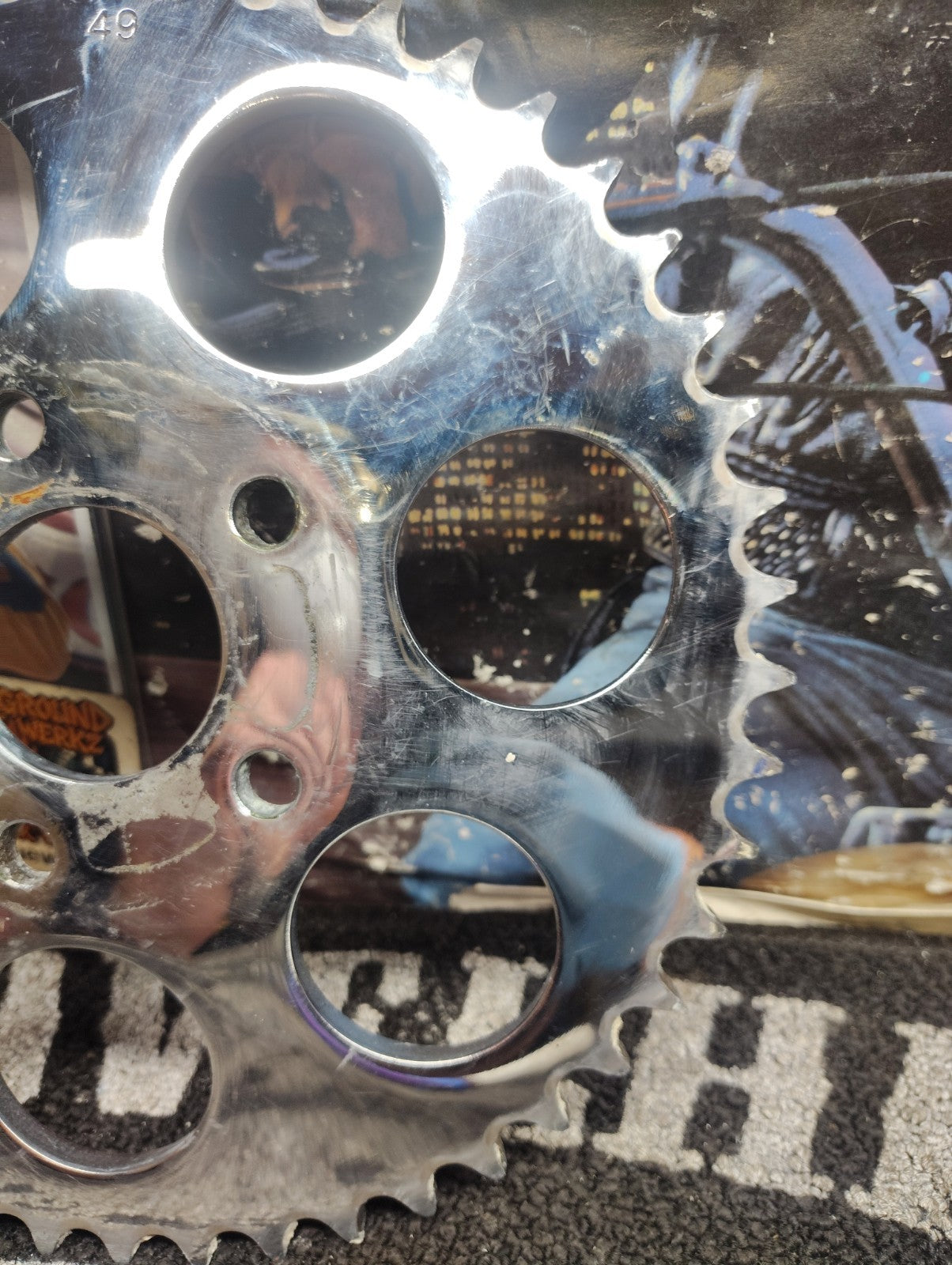 OEM Harley-Davidson 49 Tooth Rear Chain Sprocket Big Twin Sportster