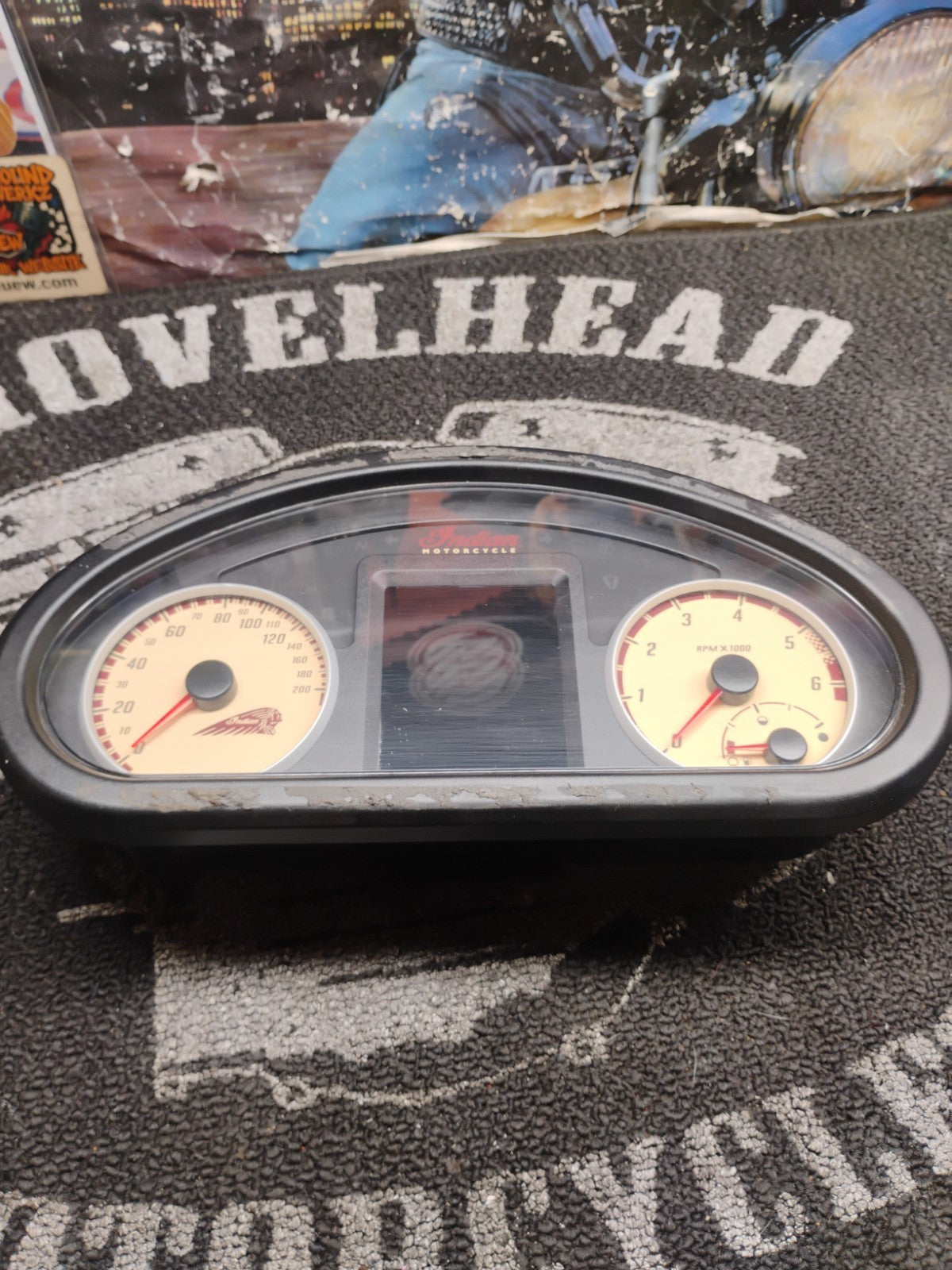 2015 Indian Roadmaster Chief Speedometer Speedo Tach Tachometer Gauge 