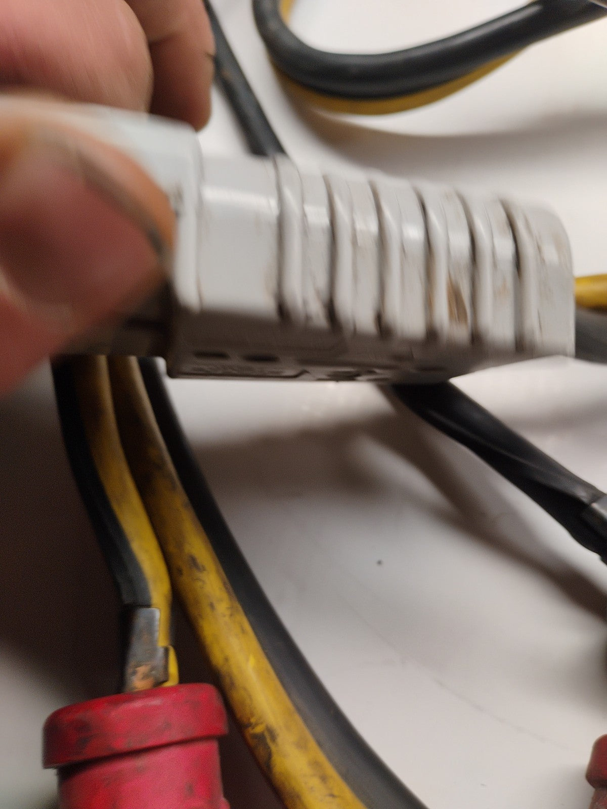 2 Awg 13 FT QUICK -  DISCONNECT JUMPER-BOOSTER CABLE GREY U.S.A MADE