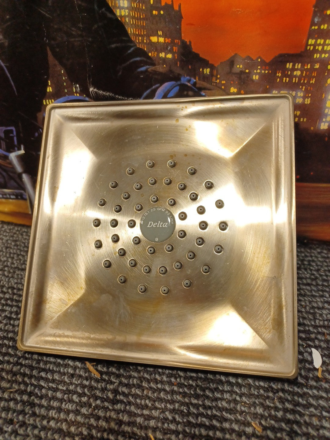 Delta Shower Head Faucet Fixture For Shower A112.18.1M/2.5gpm/6.5 Square