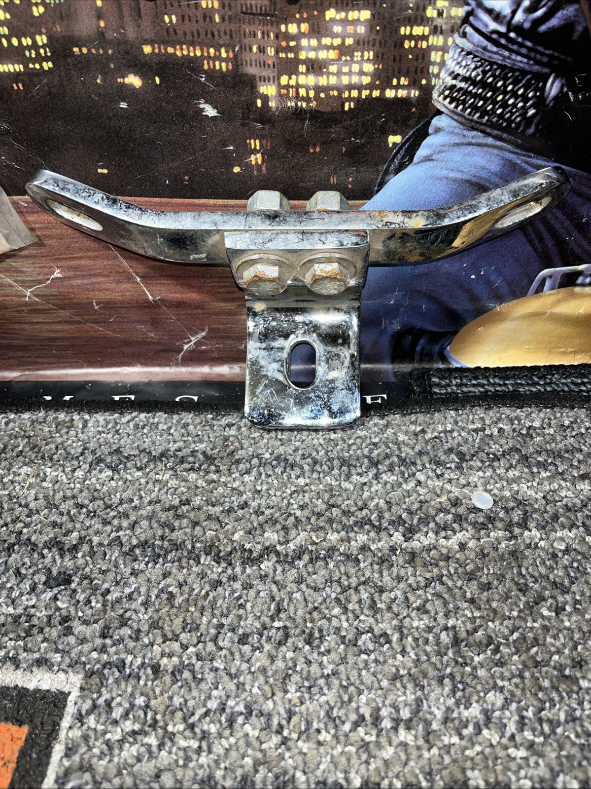 Chrome Harley Davidson Engine Mount  Bracket