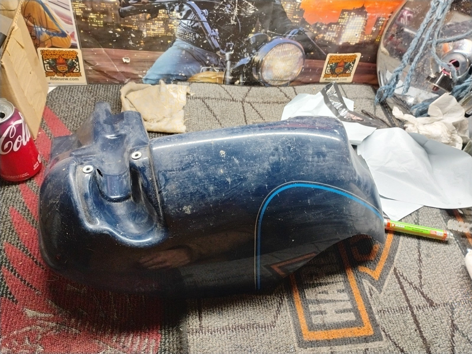 99 Harley Electra Glide Ultra Classic right side cover panel cowl fairing front