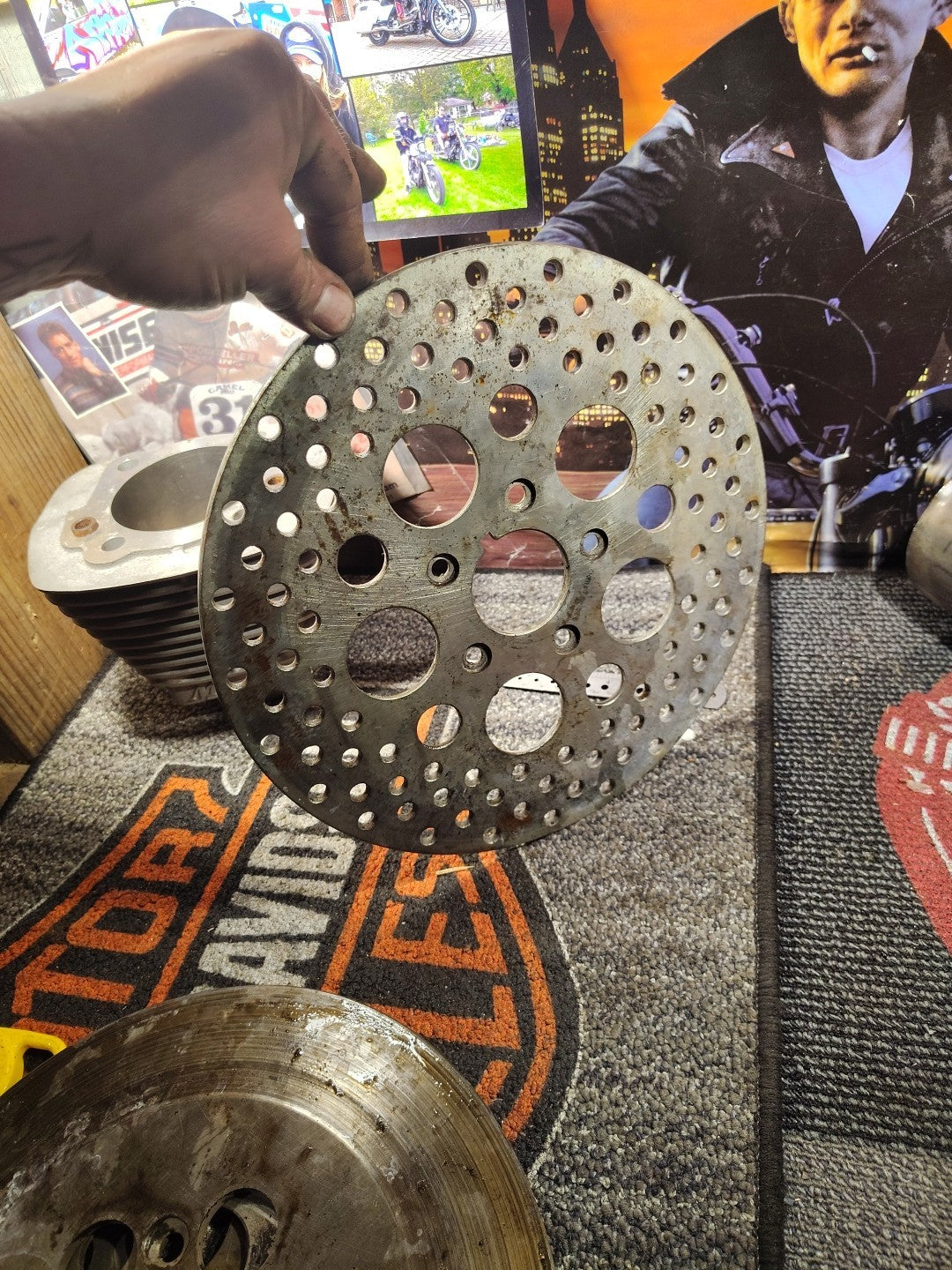 Front Brake Rotor For Harley Davidson Sportster XLH883 1985-1999 XLH1200 1987-99