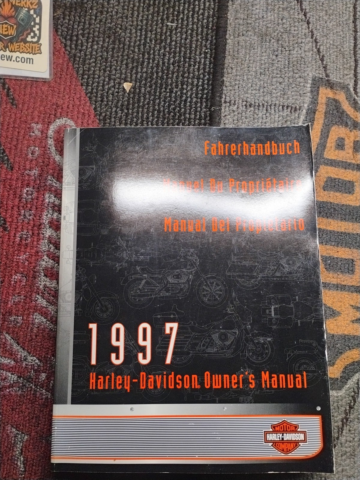 1997 Models Harley Davidson Owners Manual 4 Languages Part # 99463-97 New