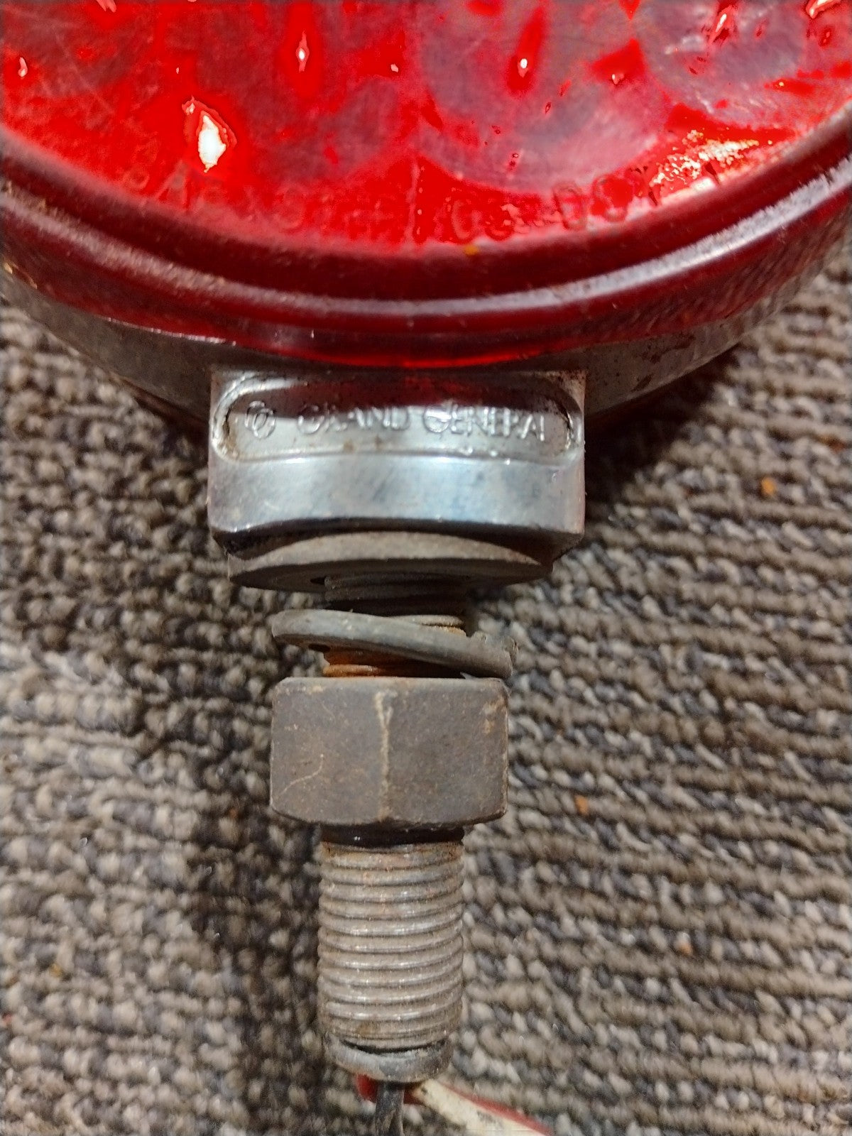 Grand General 78350 4” Faced Pearl LED Pedestal Light - Amber