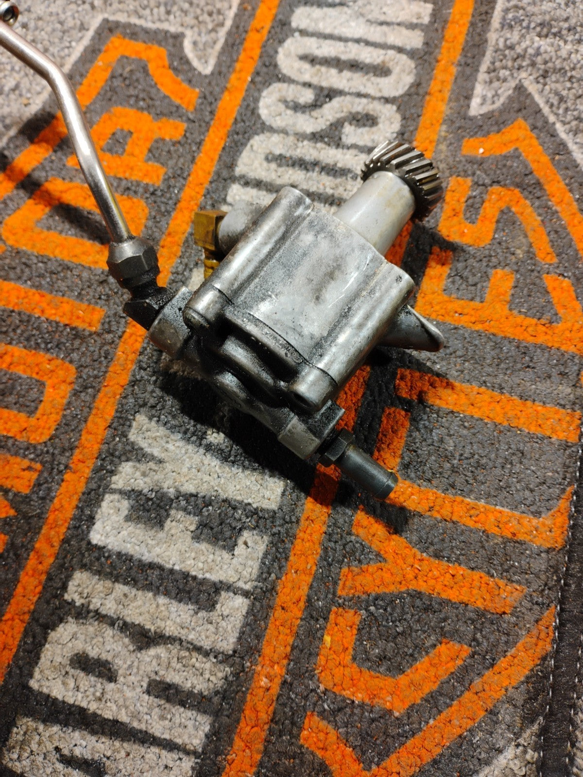 Buell Blast Oil Pump With Metal Line - FREE SHIPPING!