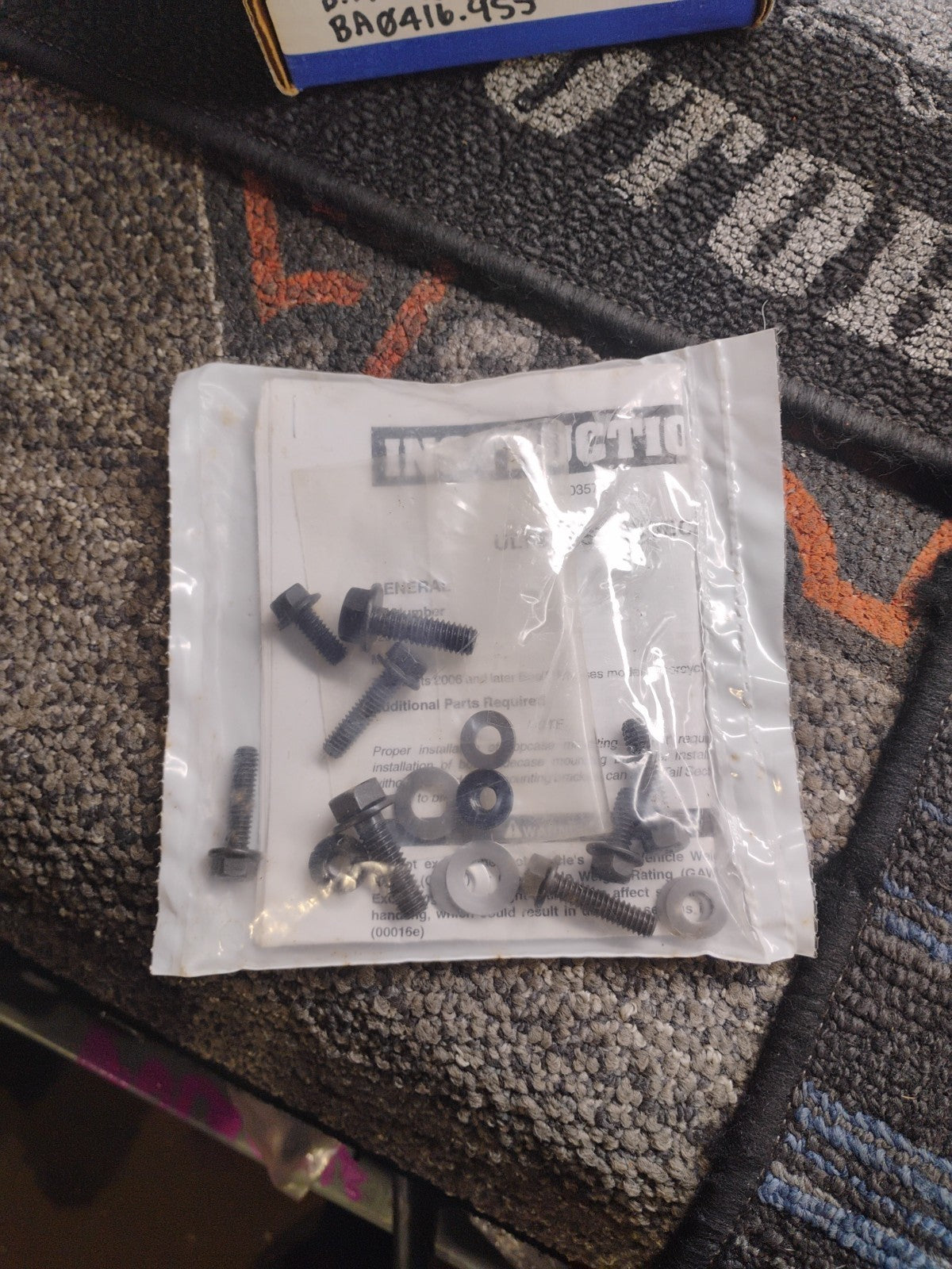 2006+ Buell Ulysses Side & Top Case Hardware Kit PN921-58-05Y NOS