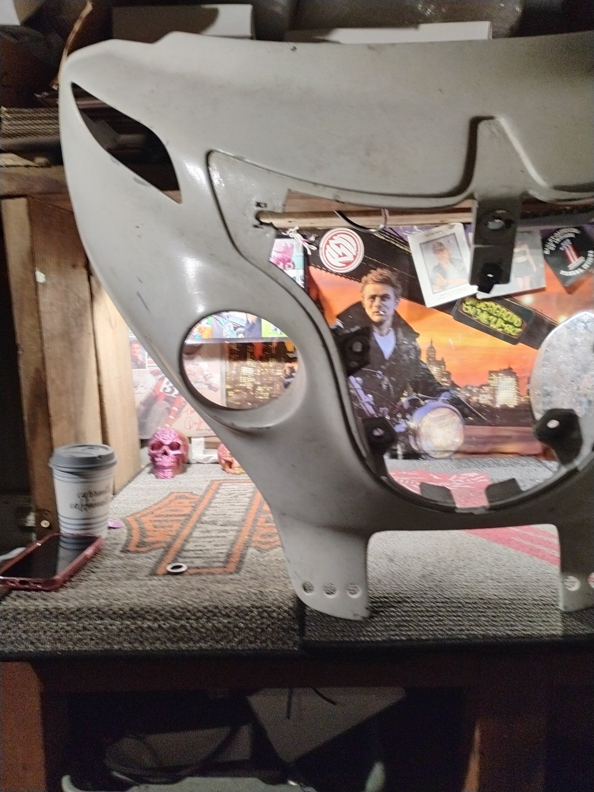 17 Indian Roadmaster Chief Upper Front Headlight Fairing Cover 