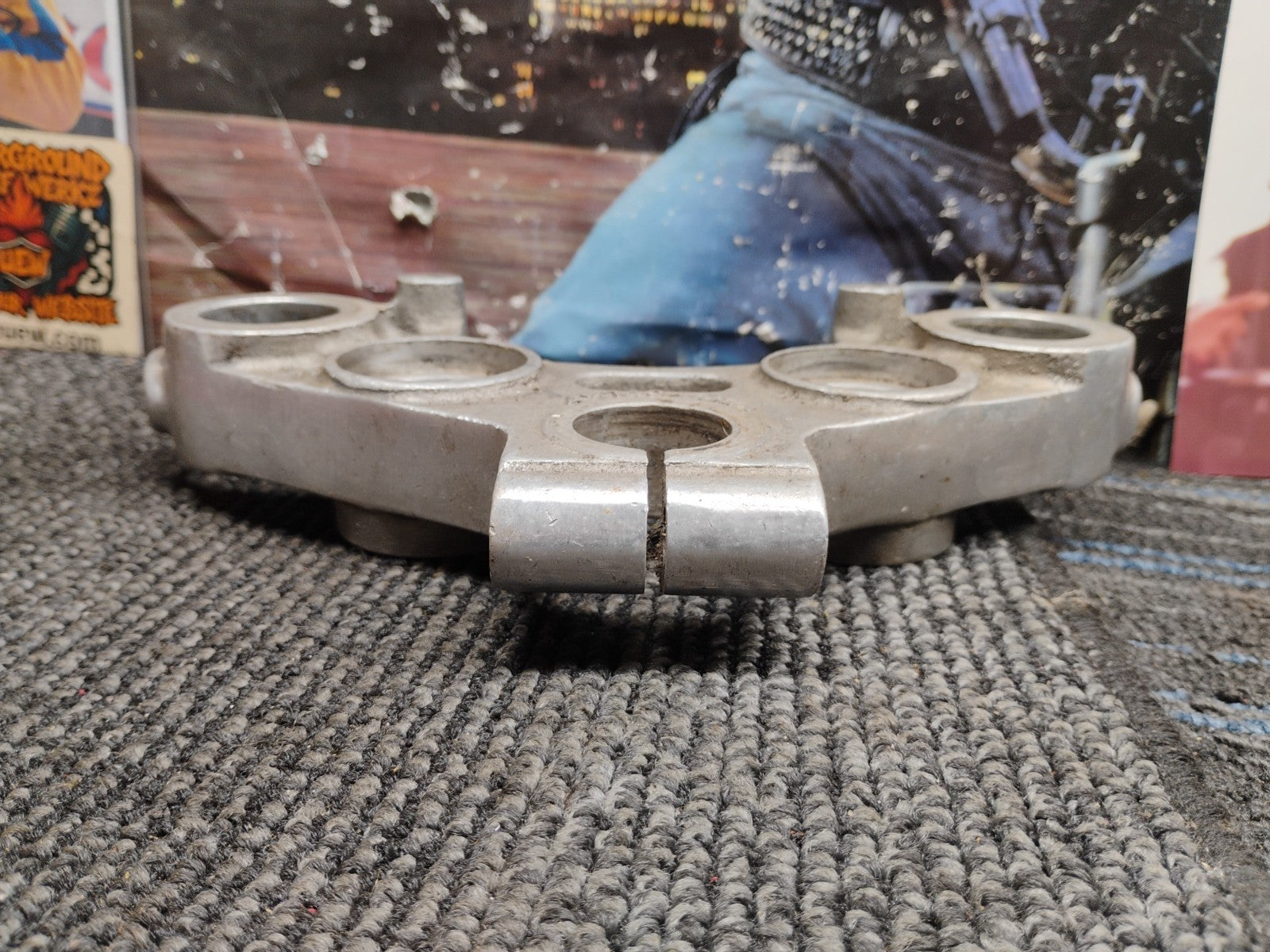 HARLEY SPORTSTER SHOVELHEAD IRONHEAD TRIPLE TREE TOP FORK CLAMP FL XL 73-87 35MM