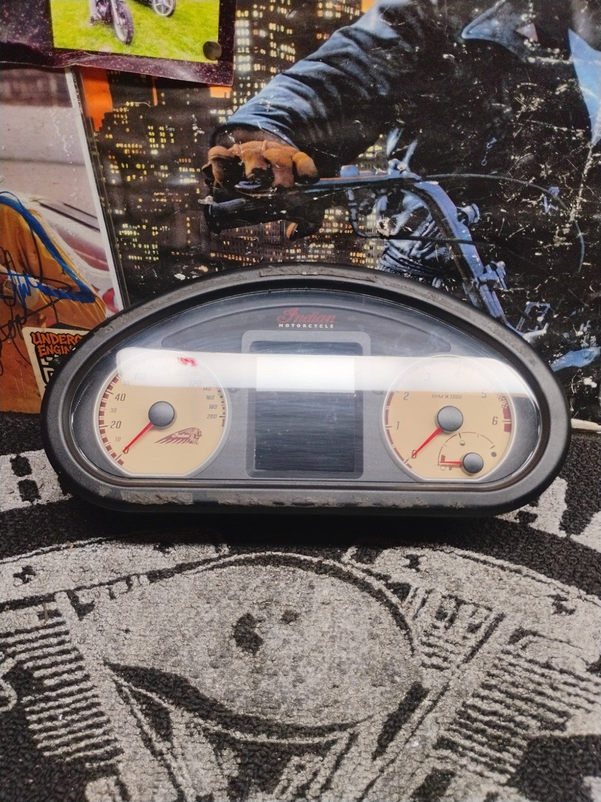 2015 Indian Roadmaster Chief Speedometer Speedo Tach Tachometer Gauge 