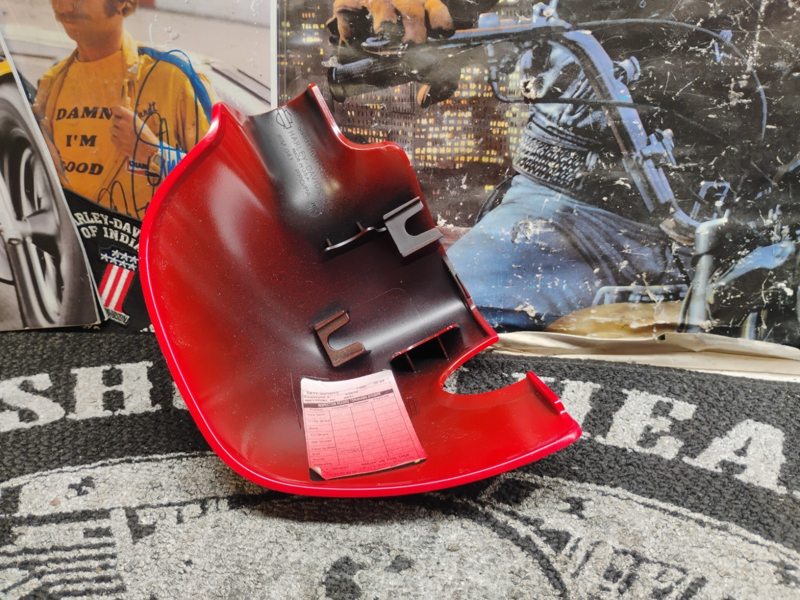 2012 Harley-Davidson CVO Left Lower Fairing Tomahawk Red OEM