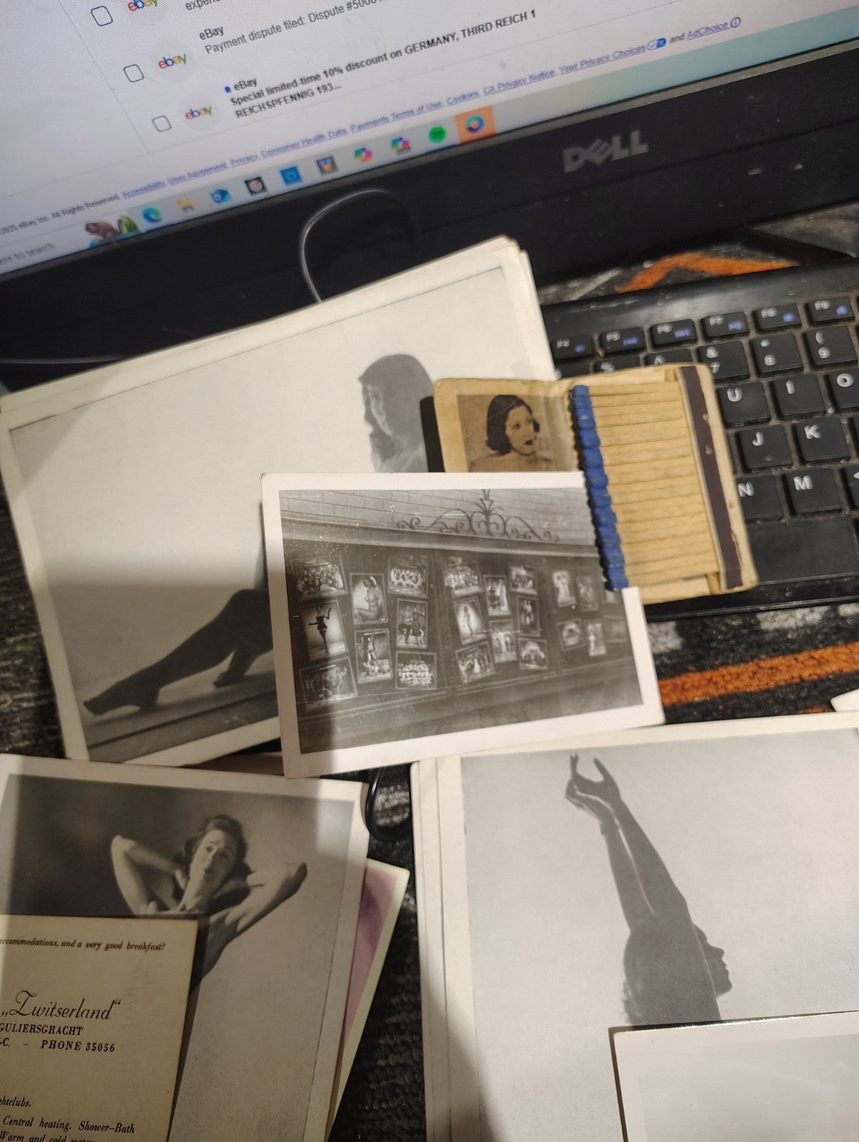 WW2 Vintage Erotic Nude Ladies Matchbox Matches collectible AdvertisiUnused RARE