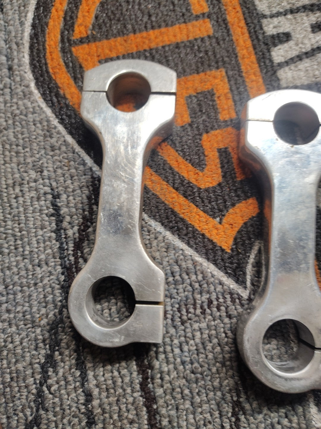  5in DOG BONE HANDLEBAR RISERS HARLEY KNUCKLEHEAD PANHEAD SHOVELHEAD 