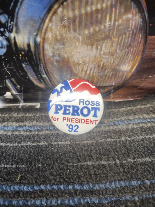 ROSS PEROT FOR PRESIDENT 1992 BUTTON