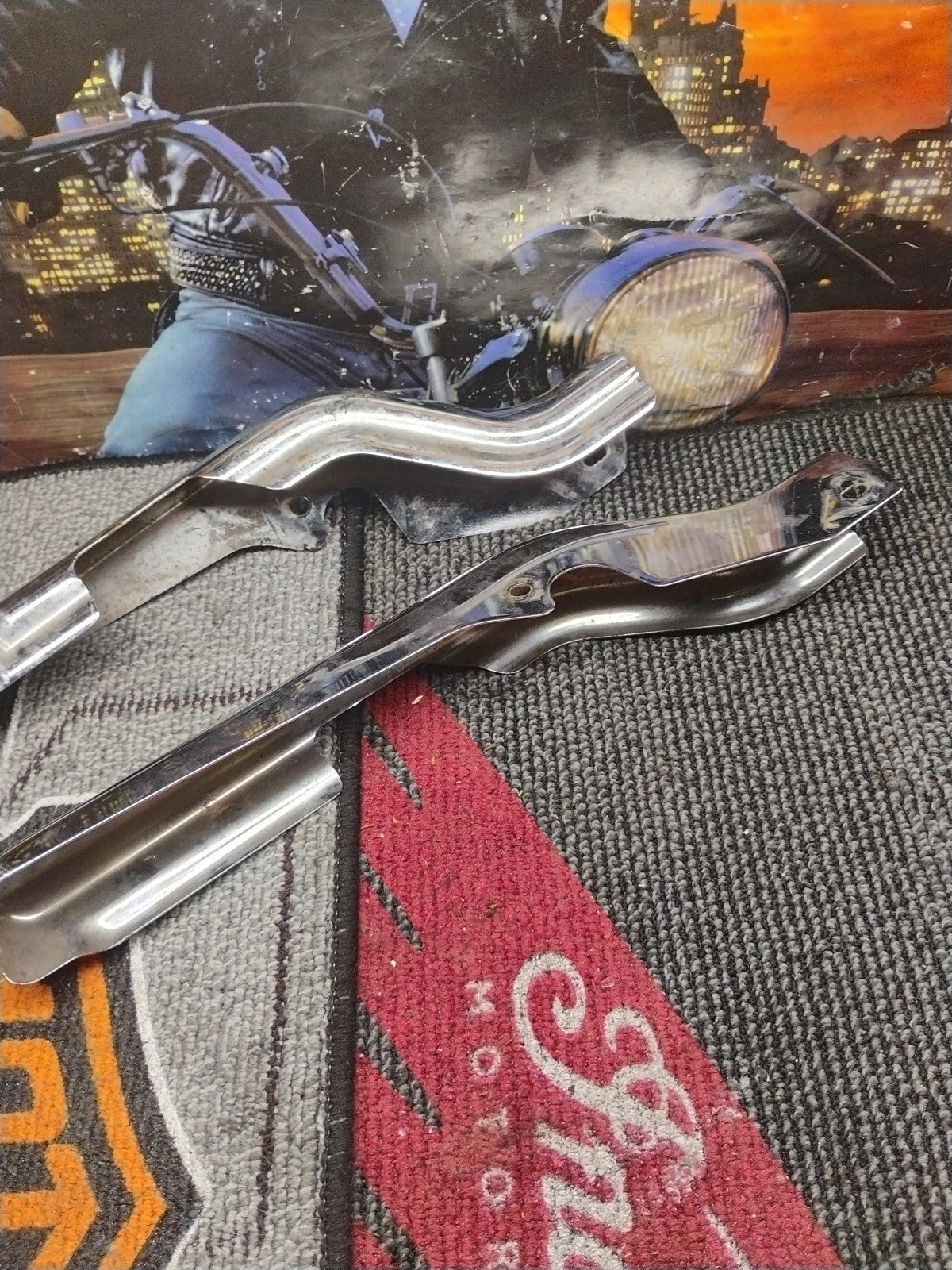 2008 HARLEY-DAVIDSON ROAD KING POLICE FLHP FRAME COVER COWL CHROME TAIL OEM SEAT